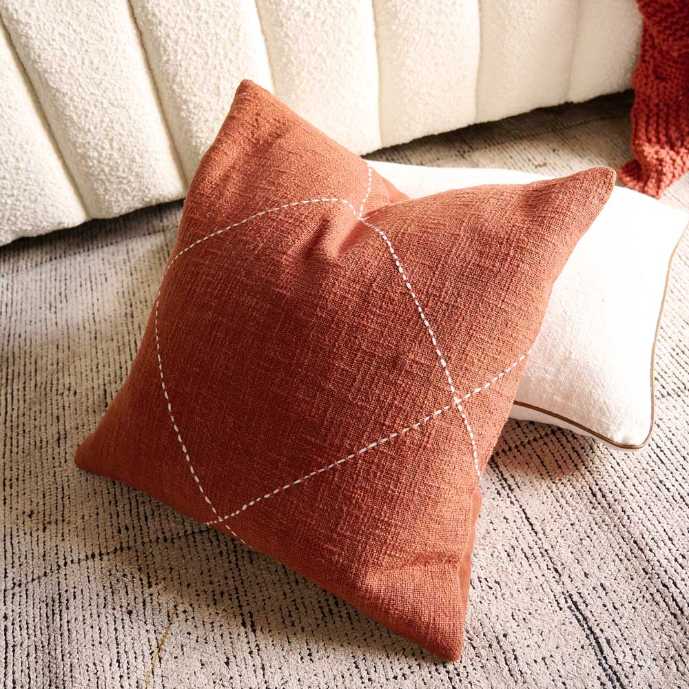 Ravo Cushion - Rust - Eadie Lifestyle