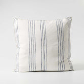 Rock Pool Linen Cushion - White w&