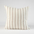 Santi Outdoor Linen Cushion - White/Silver Stripe - Eadie Lifestyle
