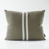 Simpatico Cushion - Khaki/White - Eadie Lifestyle