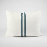 Simpatico Cushion - White/Navy - Eadie Lifestyle