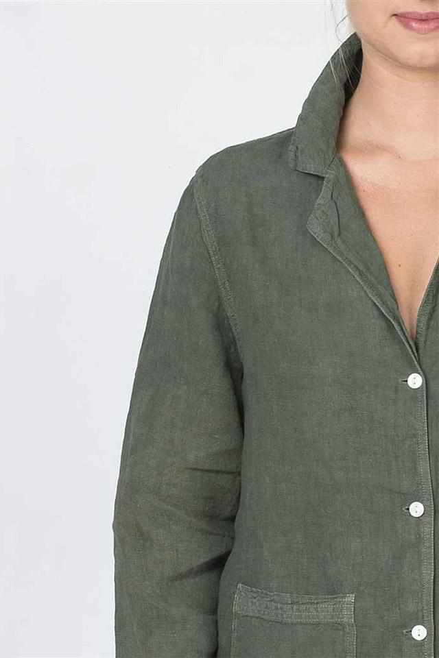 The Essential Linen Shirt - Khaki - Eadie Lifestyle