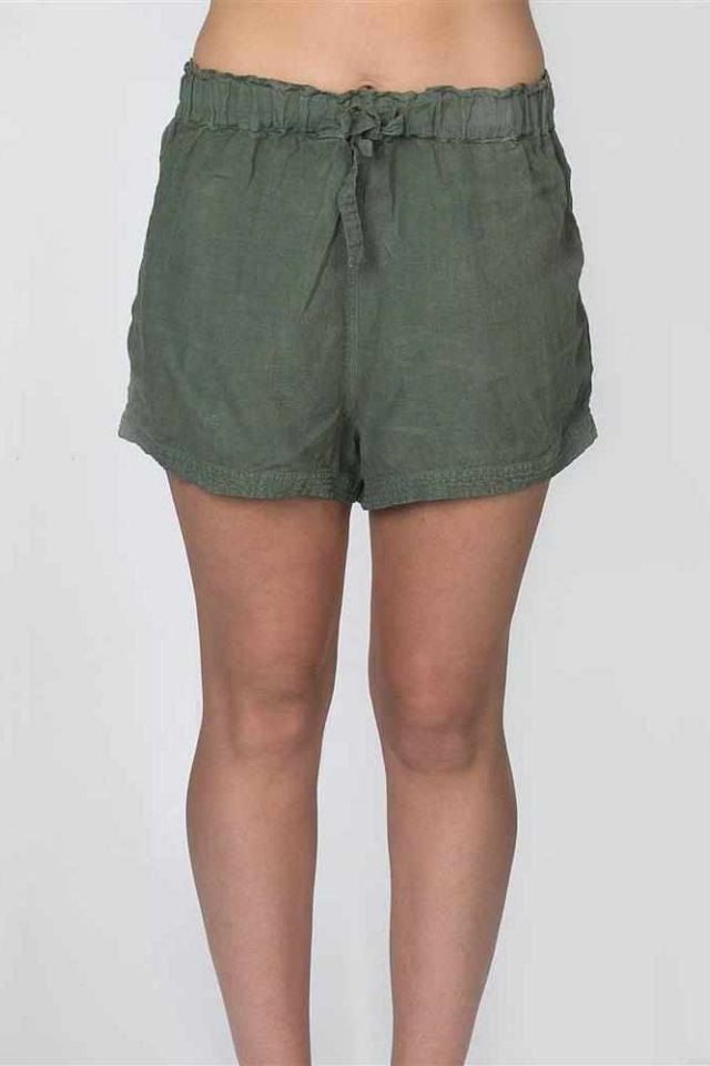 The Linen Shorts - Khaki - Eadie Lifestyle
