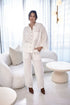 Wide Leg Linen Pant - White - Eadie Lifestyle